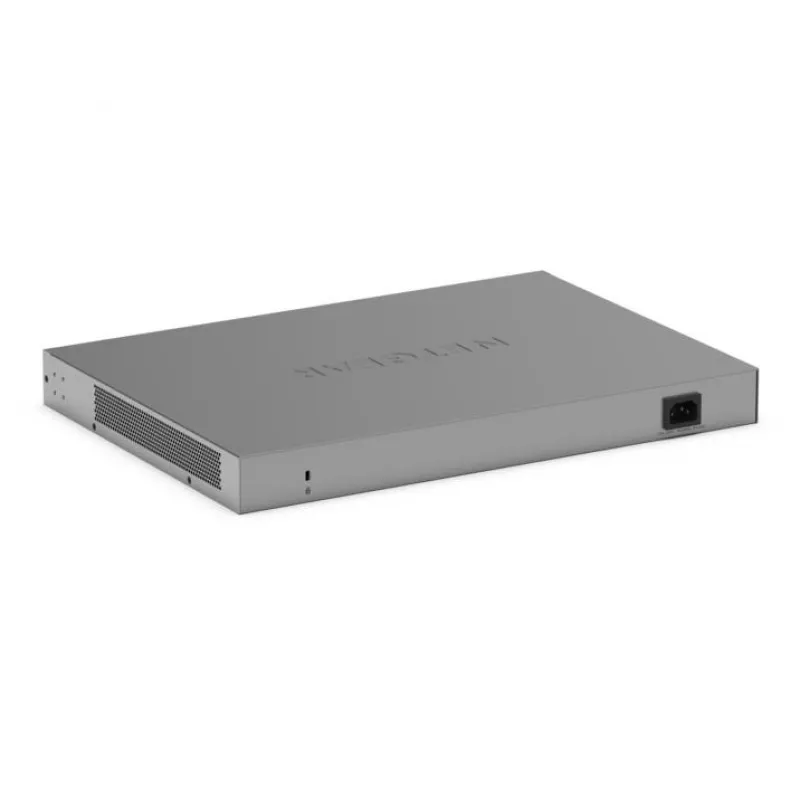 NETGEAR GS748PP – 48 prievadų Gigabit Ethernet jungiklis su PoE+ (pilka spalva)