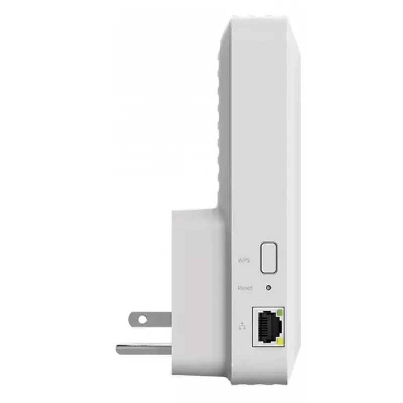 WiFi 6 stiprintuvas Netgear EAX17, dviejų juostų 2,4/5 GHz, 802.11ax/ac, 4x4, Gigabit Ethernet, baltas