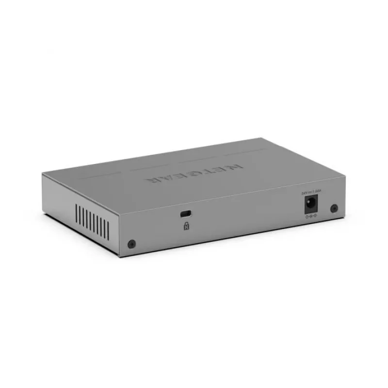NETGEAR GS105PP nevaldomas Gigabit Ethernet (10/100/1000) maitinimas per Ethernet (PoE) stalinis / montuojamas ant sienos pilkas
