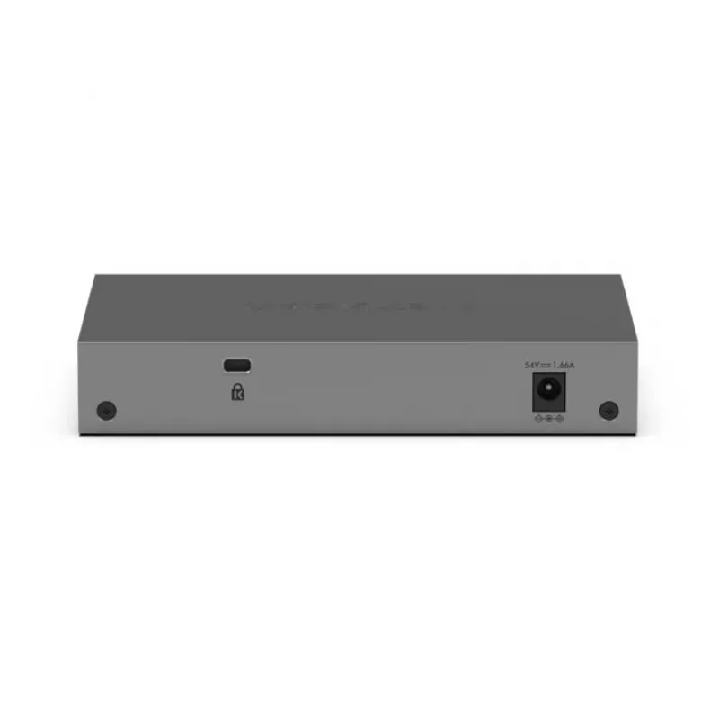 NETGEAR GS105PP nevaldomas Gigabit Ethernet (10/100/1000) maitinimas per Ethernet (PoE) stalinis / montuojamas ant sienos pilkas