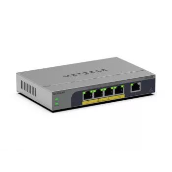 NETGEAR GS105EP nevaldomas Gigabit Ethernet (10/100/1000) Power over Ethernet (PoE) jungiklis, pilkas