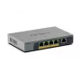NETGEAR GS105EP nevaldomas Gigabit Ethernet (10/100/1000) Power over Ethernet (PoE) jungiklis, pilkas