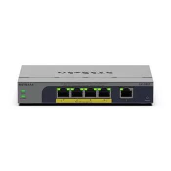 NETGEAR GS105EP nevaldomas Gigabit Ethernet (10/100/1000) Power over Ethernet (PoE) jungiklis, pilkas