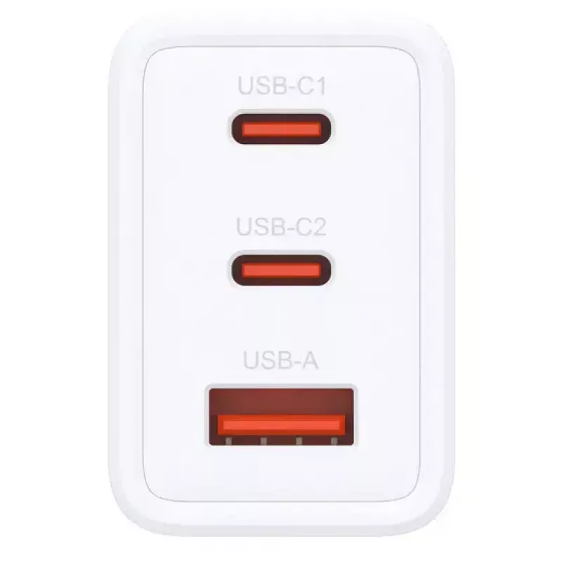 AC kroviklis patalpoms D-Link DCP-651 — 65 W GaN, 2x USB-C, universali sąsaja, 90–264 V, baltas