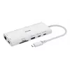 D-Link 10-in-1 USB-C Hub DUP-A01 – USB 3.2 Gen 1 Type-C, Gigabit Ethernet, SD/MicroSD, HDMI iki 3840x2160@60Hz