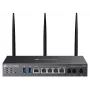 Belaidis maršrutizatorius TP-Link Omada DR3220v-4G Gigabit Ethernet, dviejų juostų (2,4 GHz / 5 GHz), juodas
