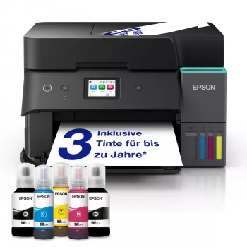 Daugiafunkcinis rašalinis spausdintuvas Epson EcoTank ET-4950 – Spalvotas, A4, 4800x1200 dpi, 35 ppm, Wi‑Fi, Ethernet, Duplex, Juodas