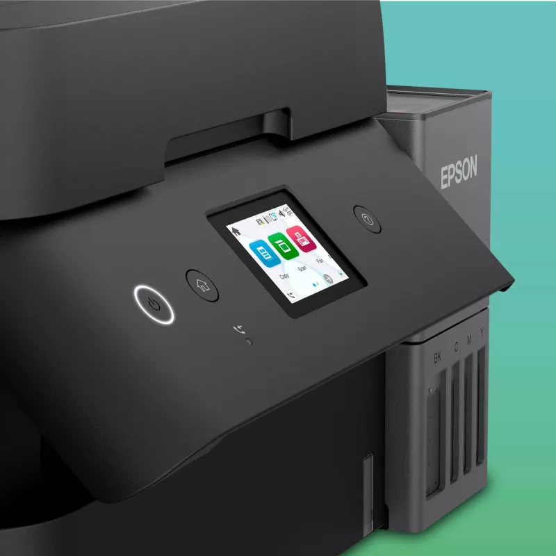 Daugiafunkcinis rašalinis spausdintuvas Epson EcoTank ET-4950 – Spalvotas, A4, 4800x1200 dpi, 35 ppm, Wi‑Fi, Ethernet, Duplex, Juodas