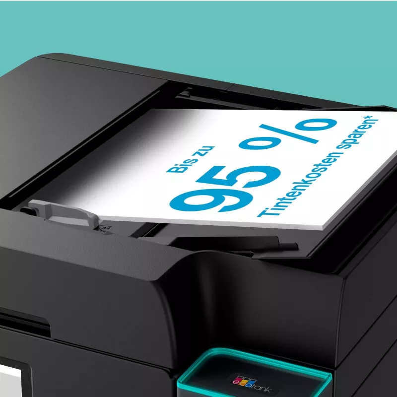 Daugiafunkcinis rašalinis spausdintuvas Epson EcoTank ET-4950 – Spalvotas, A4, 4800x1200 dpi, 35 ppm, Wi‑Fi, Ethernet, Duplex, Juodas