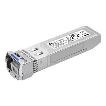 SFP+ šviesolaidinis siųstuvas-imtuvas TP-Link Omada SM5110LSA-10, 10.312 Gbit/s, vienmodis, LC (UPC), 10 km, 3,3 V