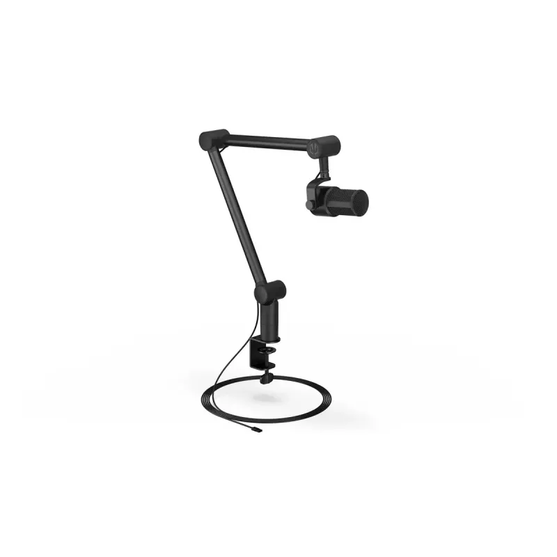Stalinis mikrofonas ENDORFY Solum Studio – USB, 24 bitų / 96 kHz, 20–20000 Hz, reguliuojamas laikiklis, lietimui jautrūs valdikliai, ausinių išvestis, juodas