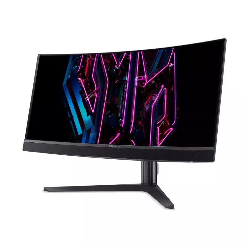 Monitorius Acer Predator X34Vbmiiphuzx 34 colių OLED UltraWide Quad HD 3440 x 1440 21:9 Išlenktas