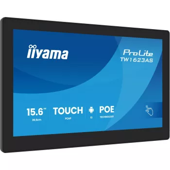 Monitorius iiyama TW1623AS-B3P 39,6 cm (15,6 col.) 1920×1080 Full HD LED liečiamas ekranas juodas