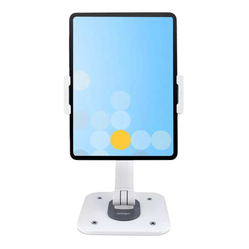 StarTech.com Reguliuojamas planšetinio kompiuterio stovas ant stalo / sieninis – laikomoji galia 1 kg – ergonomiškas, sukamasis, universalus planšetės laikiklis
