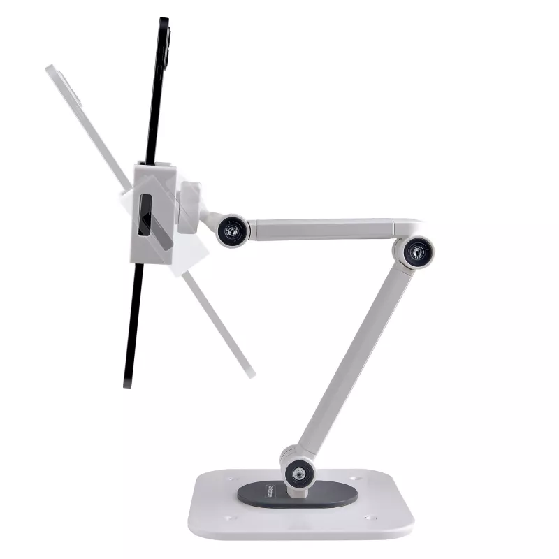 StarTech.com Reguliuojamas planšetinio kompiuterio stovas ant stalo / sieninis – laikomoji galia 1 kg – ergonomiškas, sukamasis, universalus planšetės laikiklis