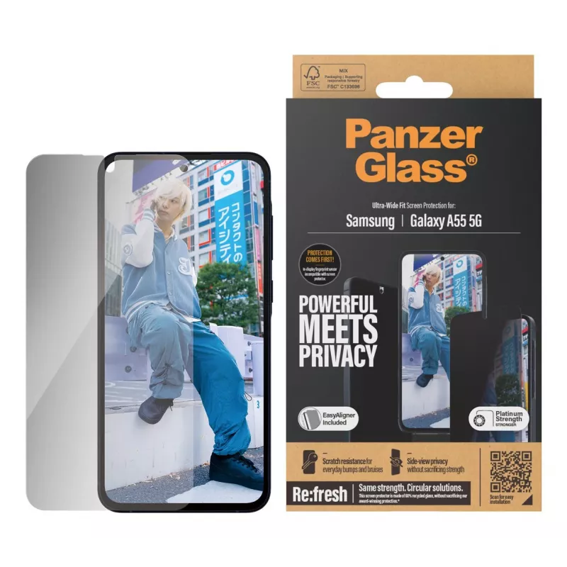 PanzerGlass P7358 privatumo ekrano apsauga Samsung telefonui, 1 vnt.