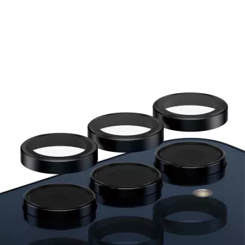 PanzerGlass® Hoops® fotoaparatų lęšių apsauga juoda Samsung Galaxy A55 5G