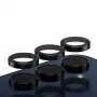PanzerGlass® Hoops® fotoaparatų lęšių apsauga juoda Samsung Galaxy A55 5G