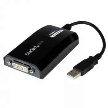StarTech.com USB į DVI adapteris - 1920x1200, USB 2.0, USB Type-A, DVI išvestis