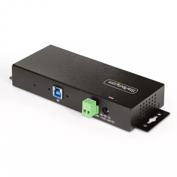 StarTech.com 5G7AINDRM-USB-A-HUB valdomas USB 3.2 Gen 1 (3.1 Gen 1) 7 prievadų USB centras, 5000 Mbit/s, juodas