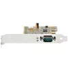 StarTech.com PCIe serijinė kortelė, PCIe į RS232 (DB9), 1 prievadas, 16C1050 UART, standartinis ir mažo profilio laikiklis