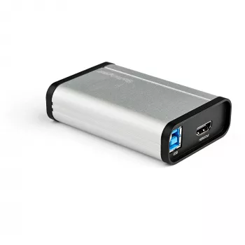 StarTech.com HDMI į USB C vaizdo fiksavimo įrenginys 1080p 60fps - UVC - išorinis USB 3.0 Type-C fiksavimas/tiesioginis transliavimas - HDMI garso/vaizdo įrašymo adapteris - veikia su USB-C/USB-A/Thunderbolt 3 - TAA