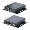„StarTech.com“ 4K HDMI prailgintuvas per CAT6/CAT5 eterneto kabelį, 4K 30Hz arba 1080p 60Hz vaizdo prailgintuvas, HDMI per eterneto kabelį, HDMI siųstuvas ir imtuvas su IR nuotolinio valdymo pultu