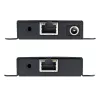 „StarTech.com“ 4K HDMI prailgintuvas per CAT6/CAT5 eterneto kabelį, 4K 30Hz arba 1080p 60Hz vaizdo prailgintuvas, HDMI per eterneto kabelį, HDMI siųstuvas ir imtuvas su IR nuotolinio valdymo pultu