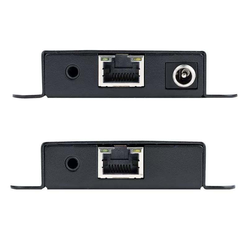 „StarTech.com“ 4K HDMI prailgintuvas per CAT6/CAT5 eterneto kabelį, 4K 30Hz arba 1080p 60Hz vaizdo prailgintuvas, HDMI per eterneto kabelį, HDMI siųstuvas ir imtuvas su IR nuotolinio valdymo pultu