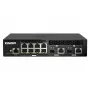 QNAP QSW-M2108R-2C tinklo jungiklis valdomas L2 2.5G Ethernet (100/1000/2500) Power over Ethernet (PoE) juodas