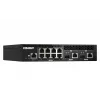 QNAP QSW-M2108R-2C valdomas L2 tinklo komutatorius, 8 x 2,5GbE + 2 x 10GbE SFP+/RJ-45 kombinuoti prievadai, pusinio pločio, tinka montuoti spintoje