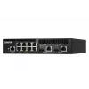 QNAP QSW-M2108R-2C valdomas L2 tinklo komutatorius, 8 x 2,5GbE + 2 x 10GbE SFP+/RJ-45 kombinuoti prievadai, pusinio pločio, tinka montuoti spintoje