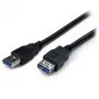 StarTech.com 2m juodas SuperSpeed USB 3.0 ilginimo laidas A-A (vyriškas/moteriškas)