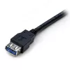 StarTech.com 2m juodas SuperSpeed USB 3.0 ilginimo laidas A-A (vyriškas/moteriškas)