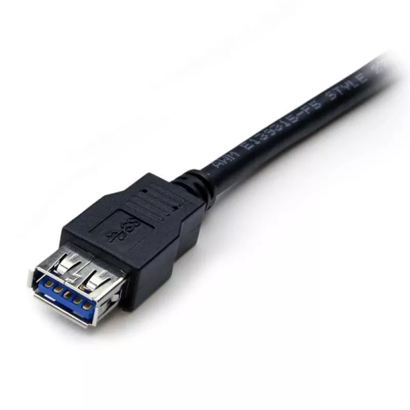 StarTech.com 2m juodas SuperSpeed USB 3.0 ilginimo laidas A-A (vyriškas/moteriškas)