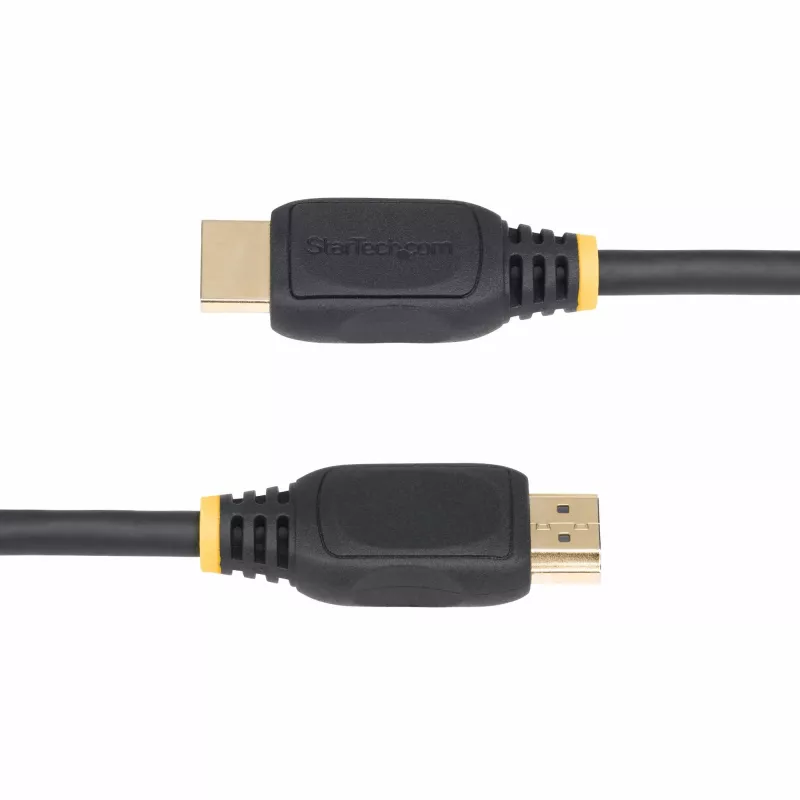 StarTech.com 18in (0,5 m) HDMI 2.0 ilginimo laidas, didelės spartos HDMI prievado apsaugos laidas, 4K 60Hz, HDMI vyriškas–moteriškas adapteris