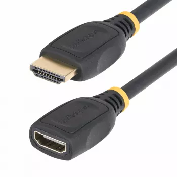 StarTech.com 1 m HDMI 2.0 ilginimo laidas, 4K 60Hz, vyriška/ moteriška jungtis, juoda