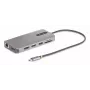 StarTech.com USB-C kelių monitorių adapteris, du 4K 60Hz + 4K 30Hz HDMI ir DisplayPort, 4 prievadų USB šakotuvas, 100W PD, GbE, SD/MicroSD skaitytuvai
