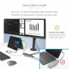 StarTech.com USB-C kelių monitorių adapteris, du 4K 60Hz + 4K 30Hz HDMI ir DisplayPort, 4 prievadų USB šakotuvas, 100W PD, GbE, SD/MicroSD skaitytuvai
