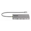 StarTech.com USB-C kelių monitorių adapteris, du 4K 60Hz + 4K 30Hz HDMI ir DisplayPort, 4 prievadų USB šakotuvas, 100W PD, GbE, SD/MicroSD skaitytuvai