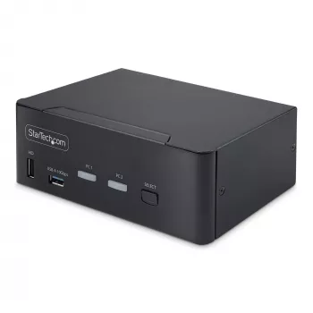 StarTech.com P2CDD143-KVM-SWITCH KVM jungiklis juodas