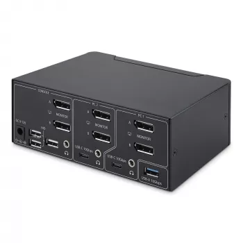 StarTech.com P2CDD143-KVM-SWITCH KVM jungiklis juodas