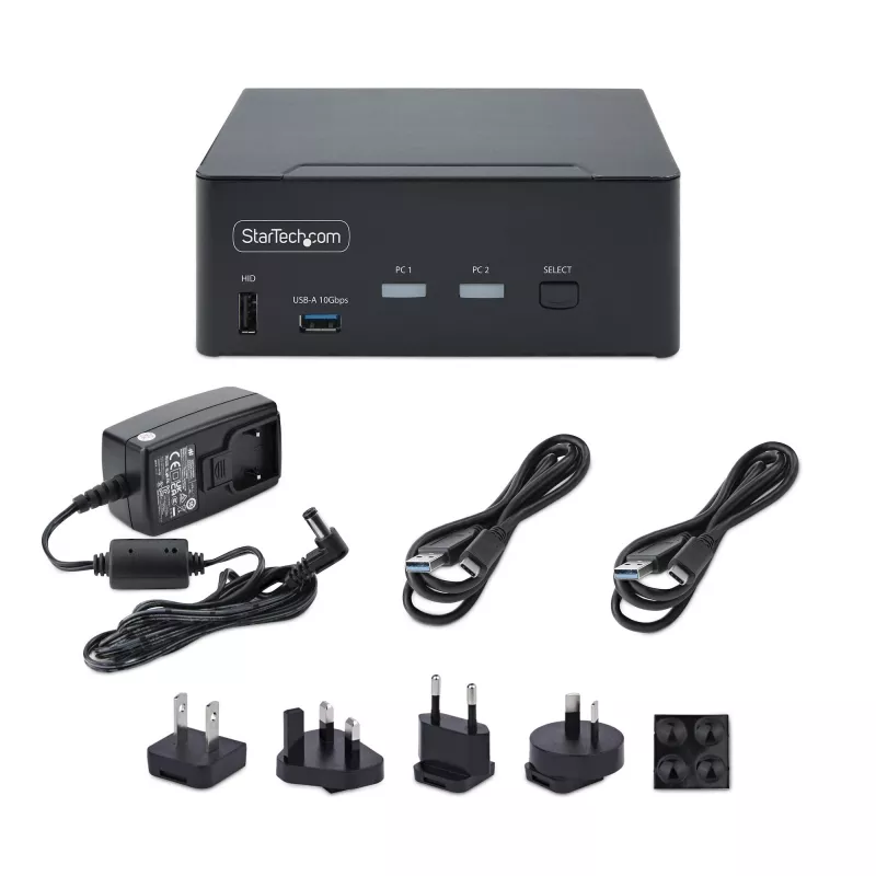 StarTech.com P2CDD143-KVM-SWITCH KVM jungiklis juodas