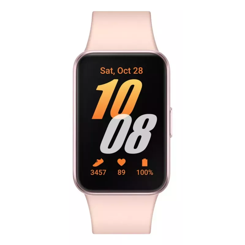 Samsung Galaxy Fit3 fizinio aktyvumo stebėjimo apyrankė, 1,6 colio ekranas, rožinis auksas