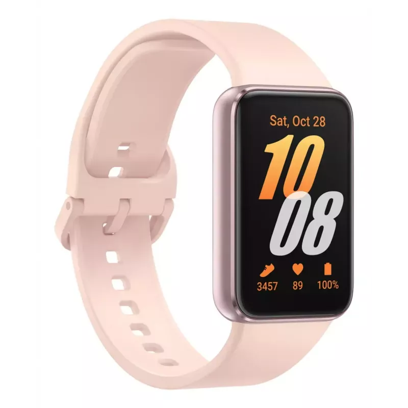 Samsung Galaxy Fit3 fizinio aktyvumo stebėjimo apyrankė, 1,6 colio ekranas, rožinis auksas
