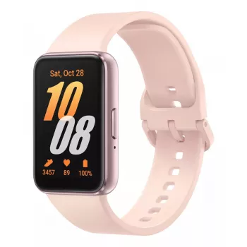 Išmanusis laikrodis Samsung Galaxy Fit3 40 mm aliuminio korpusas, 1,6 colio AMOLED, Bluetooth 5.3, 208 mAh, rožinis auksas