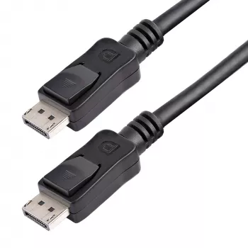 StarTech.com 10ft (3m) DisplayPort 1.2 laidas - 4K x 2K Ultra HD VESA sertifikuotas DisplayPort laidas - DP į DP monitoriaus laidas - DP vaizdo/ekrano laidas su fiksavimo jungtimis
