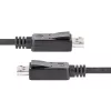 StarTech.com 10ft (3m) DisplayPort 1.2 laidas - 4K x 2K Ultra HD VESA sertifikuotas DisplayPort laidas - DP į DP monitoriaus laidas - DP vaizdo/ekrano laidas su fiksavimo jungtimis
