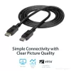 StarTech.com 6ft (2m) DisplayPort 1.2 laidas - 4K x 2K Ultra HD VESA sertifikuotas DP laidas monitoriui su fiksavimo jungtimis
