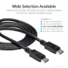 StarTech.com 6ft (2m) DisplayPort 1.2 laidas - 4K x 2K Ultra HD VESA sertifikuotas DP laidas monitoriui su fiksavimo jungtimis